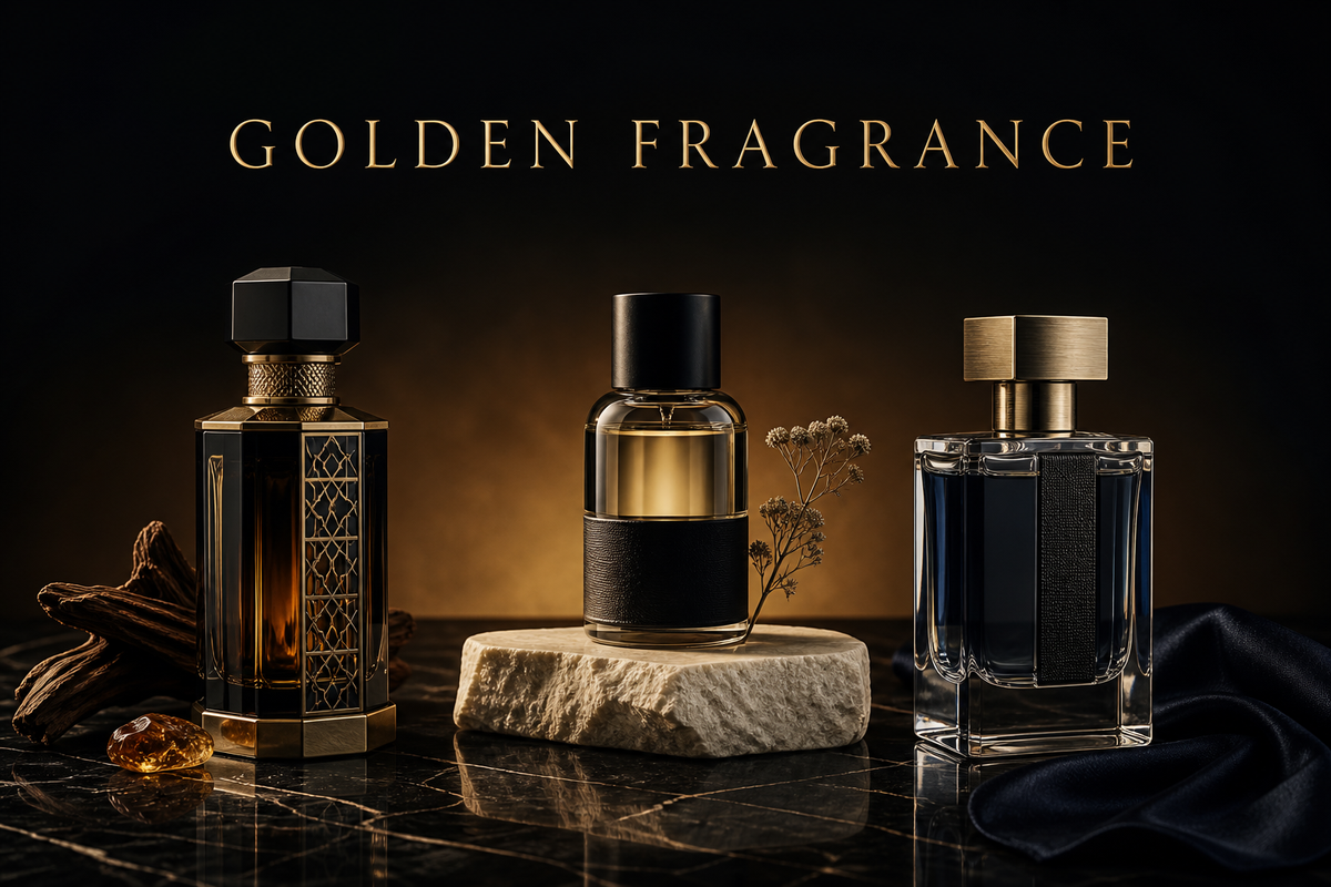 Golden Fragrance presentation of Arabian, niche and designer fragrance worlds